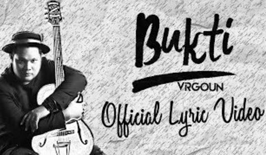Lirik + Chord Original Kunci Gitar Bukti - Vigoun 